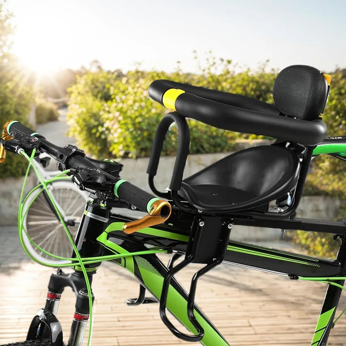 Silla frontal de bicicleta para niño