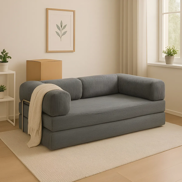 Sillón de 2 cuerpos estilo Teddy Premium