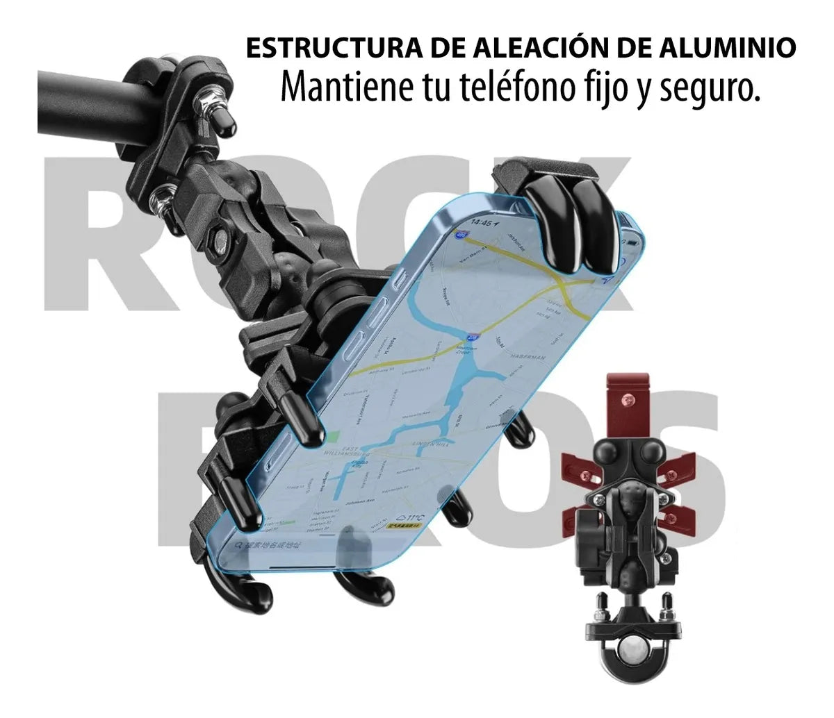 Soporte de celular para moto, bicicleta o scooter