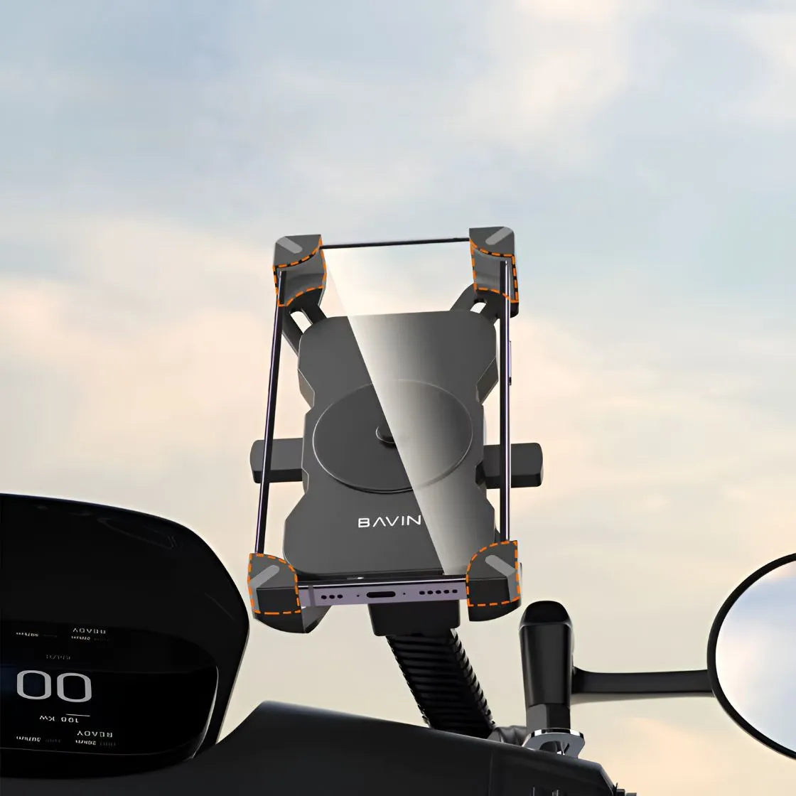Soporte de celular para moto