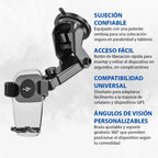 Soporte de celular con bentosa para auto