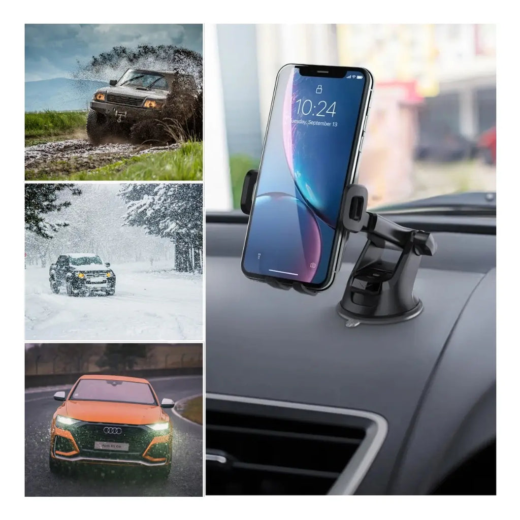 Soporte de celular con bentosa para auto