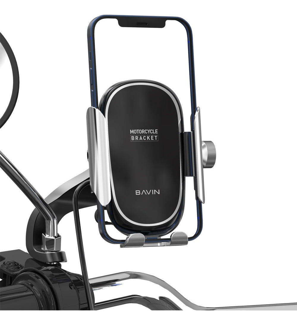 Soporte de celular con cargador USB