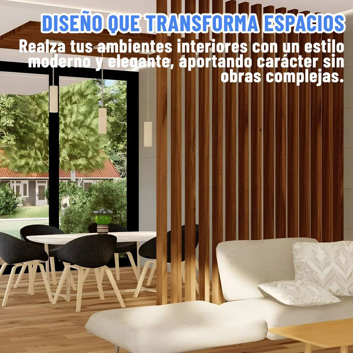 Tirante WPC para revestimiento interior