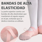 Zapatilla De Ballet Lona Entrenamiento Con Puntera Reforzada
