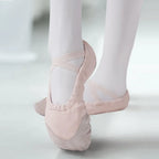 Zapatilla De Ballet Lona Entrenamiento Con Puntera Reforzada