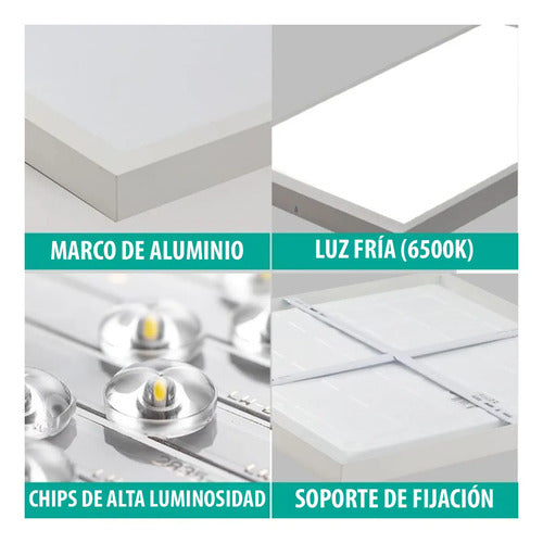 Plafón de techo LED 68W