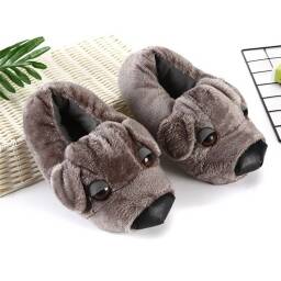 PANTUFLAS PERRITO CABEZN MUY CALENTITAS 