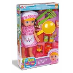 MUECA COCINERA CHEF CON SET DE COCINA BEE HUGS