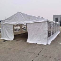 CARPA PARA FIESTAS REFORZADA GAZEBO JARDIN DE 6X12M. CON PAREDES