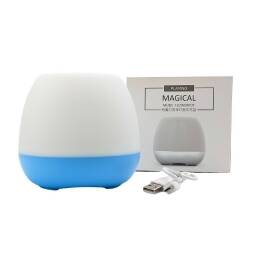 MACETA PARLANTE TOUCH BLUETOOTH CLUZ LED  CON 7 COLORES CAMBIANTES