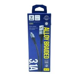 CABLE DE CARGA INKAX CB-39 1METRO 3.1A USB A MICRO USB