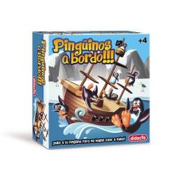 JUEGO DE CAJA PINGUINOS A BORDO MADEINCHINAUY