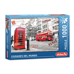 JUEGO DE CAJA PUZZLE 1000 PCS LONDRES ROMPECABEZA