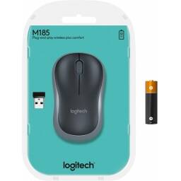 MOUSE INALMBRICO LOGITECH M185 GRIS