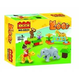 COGO JUEGO DIDACTICO INFANTIL BEGINNER ZOO 22 PIEZAS ST