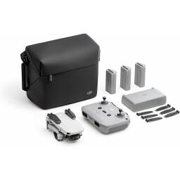 DJI Mini 2 Fly More Combo - Ultraligero plegable Drone, cardn de 3 ejes con cmara 4K, fotos de 12MP