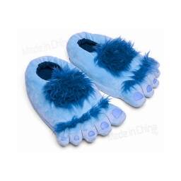 Pantuflas Pie Grande talle 38 al 42 CELESTE.