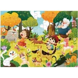 PUZZLE EN MADERA ZOO 72 PIEZAS